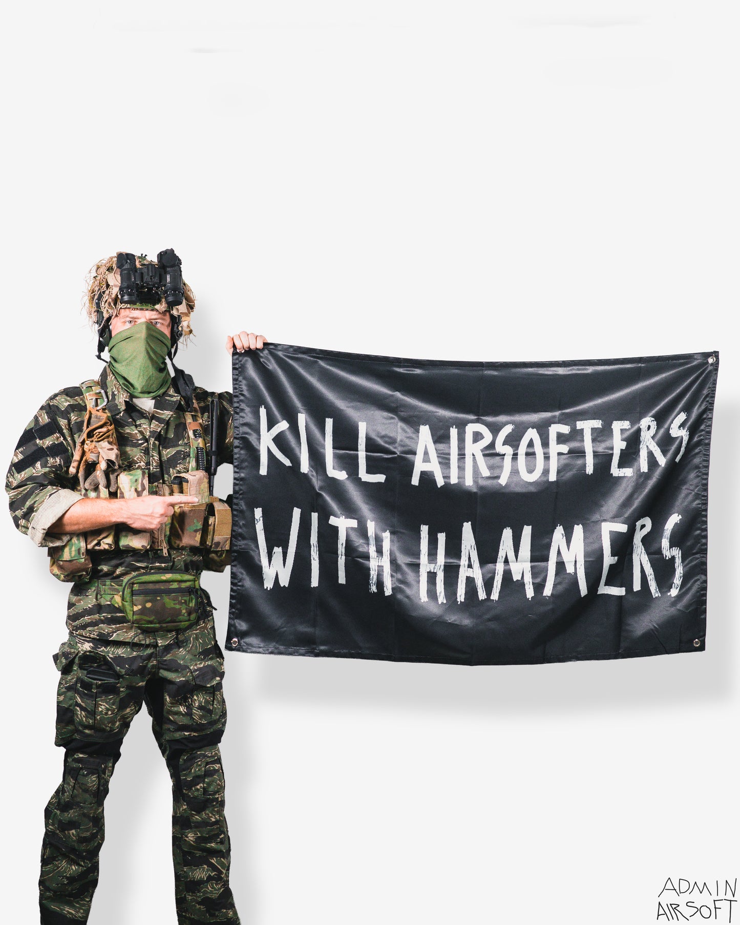 KILL AIRSOFTERS WITH HAMMERS Flag