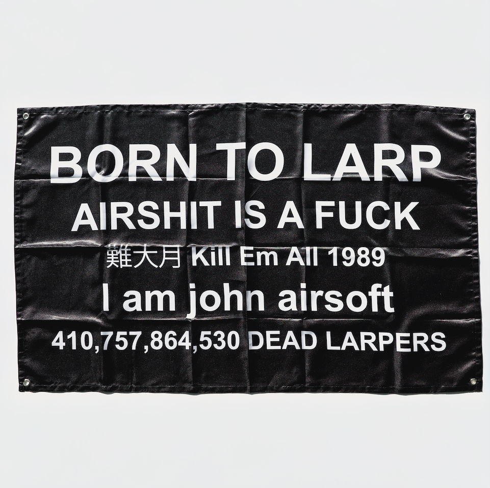 BORN TO LARP Flag