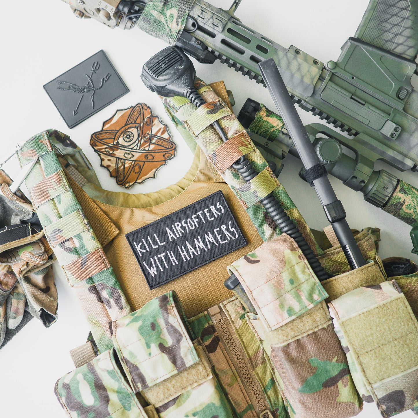 KILL AIRSOFTERS WITH HAMMERS Patch